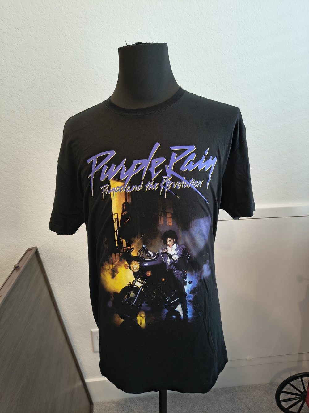 Purple Rain Prince Official T Shirt - Black